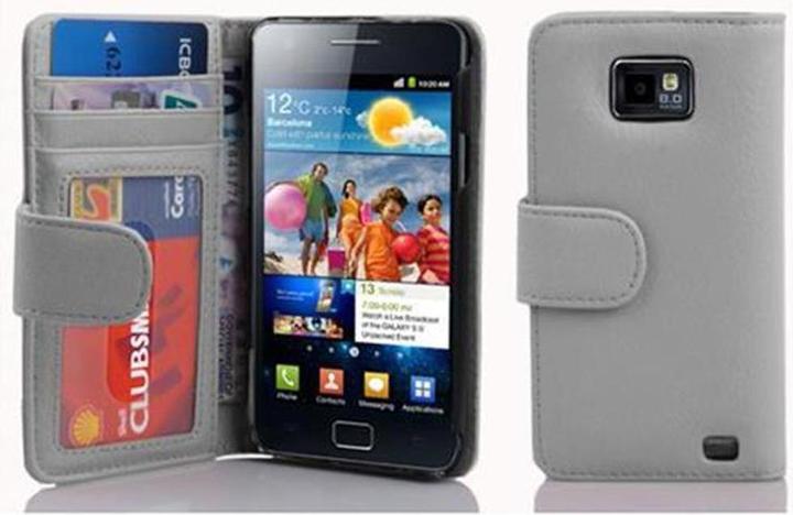Actual product image Cadorabo Book with 3 card slots cover (Samsung Galaxy S2, Samsung Galaxy S2 Plus)