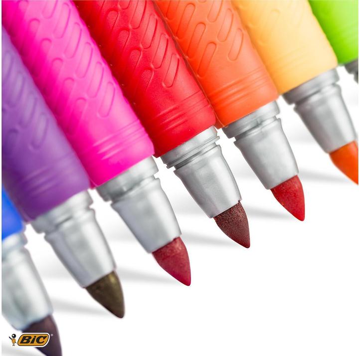 Actual product image Bic MARKING COLOR - Marker (Silver, 1.80 mm, 12 x)