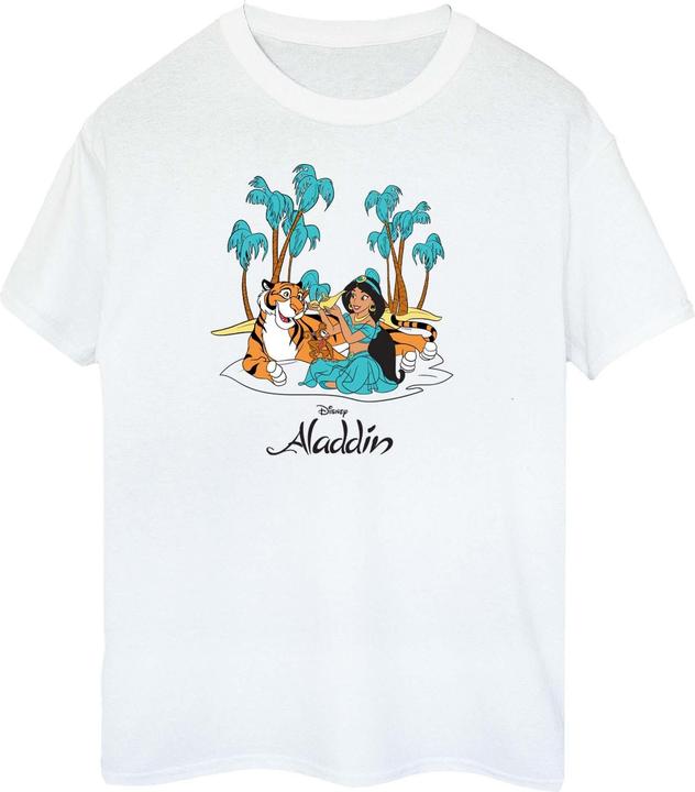 Disney Aladdin Jasmine Abu Rajah Beach TShirt (XL)
