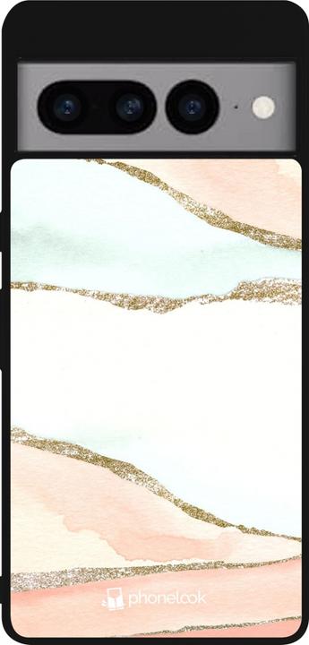 Actual product image PhoneLook Cover Silicone Black Shimmering Orange (Google Pixel 7 Pro)
