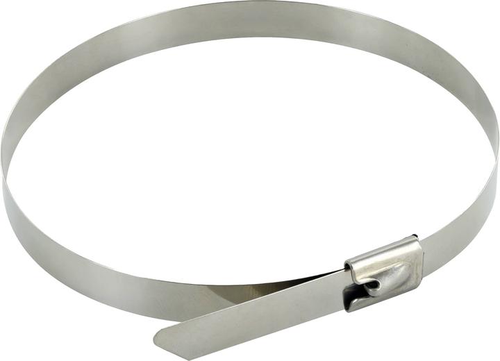 Produktbild Schwaiger Kabelbinder Edelstahl 0.25m 10 Stück (Metallkabelbinder, 250 mm, 10 Stk.)