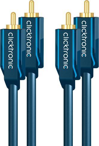 Immagine prodotto clicktronic Cavo audio stereo (0.50 m, Cinch)