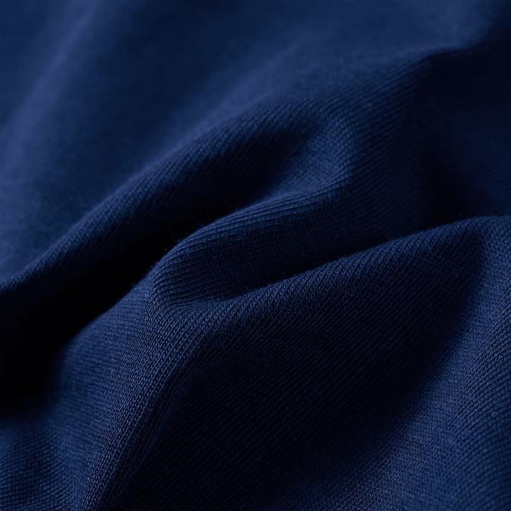 Immagine prodotto VidaXL Camicia da bambino a maniche lunghe blu navy 128,Materiale: 100 (128)