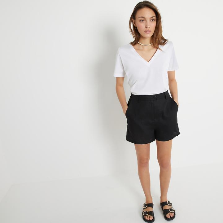 Immagine prodotto La Redoute Collections Maglietta con scollo a V (XS)