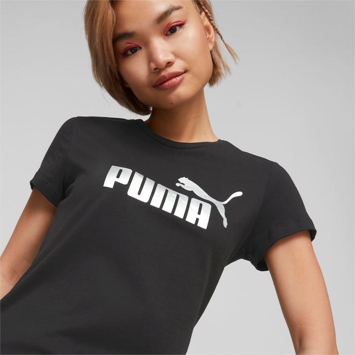 Actual product image Puma ESS+ Metallic Logo Tee (S)