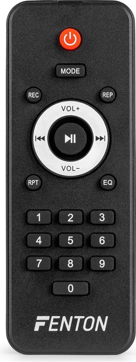 Immagine prodotto Fenton Speaker Bluetooth - FT12LED MK2 karaoke box met LEDâ€™s, accu en microfoon - Voor (Attivo)