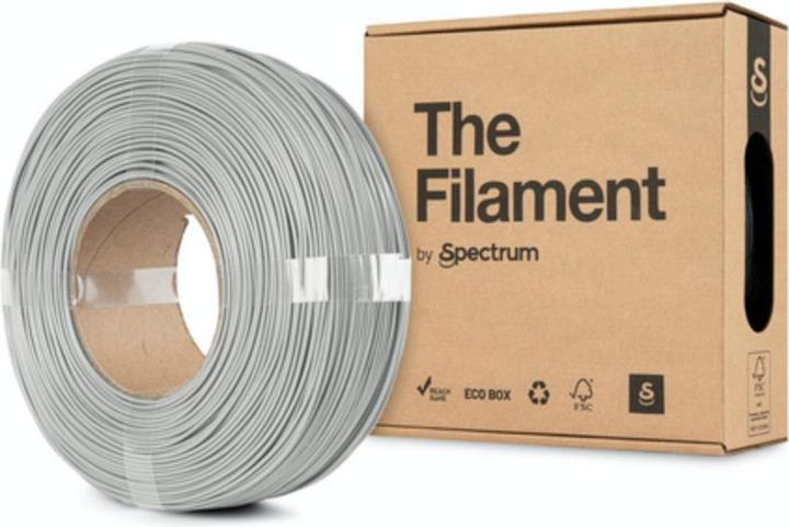 Actual product image The Filament ReFill PETG 1.75mm CLOUD GREY 1kg (PETG, 1.75 mm, 1000 g, Grey)