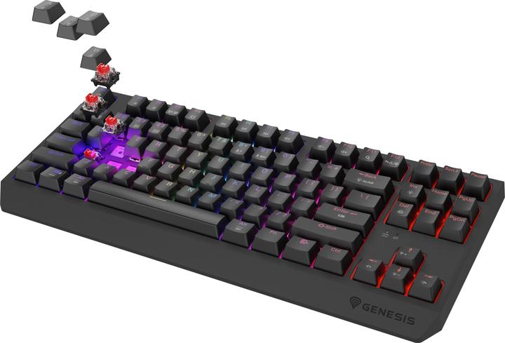 Actual product image Genesis Klawiatura Thor 230 TKL Wireless Outemu Panda (NKG-2107) (US, Wireless, Cable)