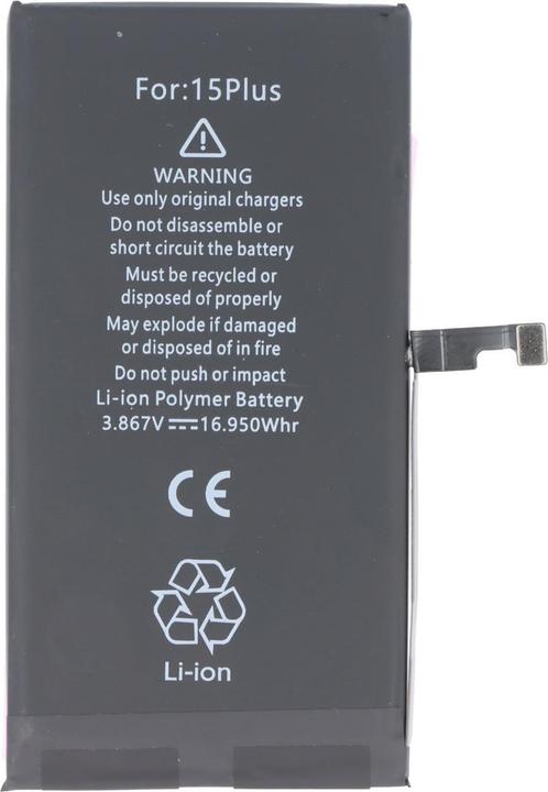 Actual product image AccuCell Akku Apple iPhone 15 Plus, A3039, 1/CP5/52/99