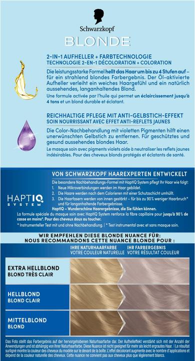 Produktbild Schwarzkopf Blonde Aufhellende Farbe (Platinblond)