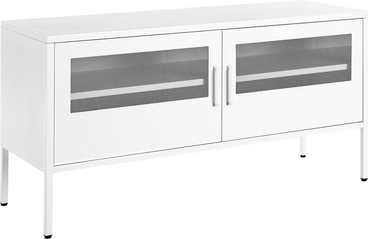Immagine prodotto Beliani Credenza in metallo bianco 2 ante MORLEY (118 x 60 x 40 cm)