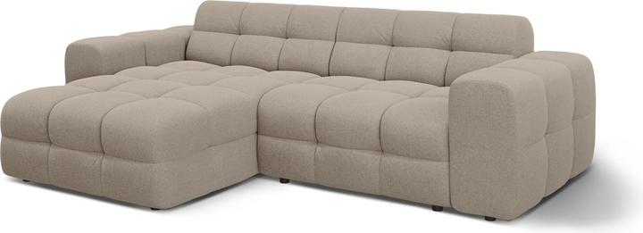 Actual product image Micadoni Velvet Left Corner Sofa, "Kendal", 4 Seats, 256x173x79Made in Europe (Corner sofa)
