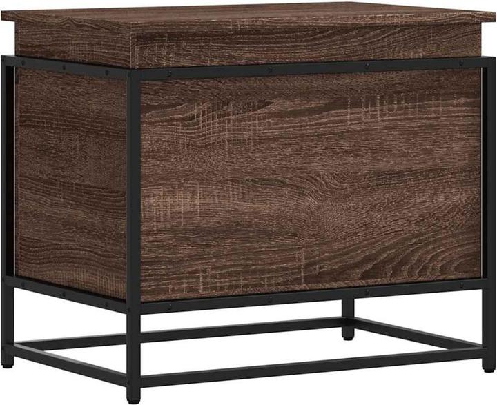 Actual product image VidaXL Storage box with lid Toy box Storage box Brown oak-look (123.60 l)