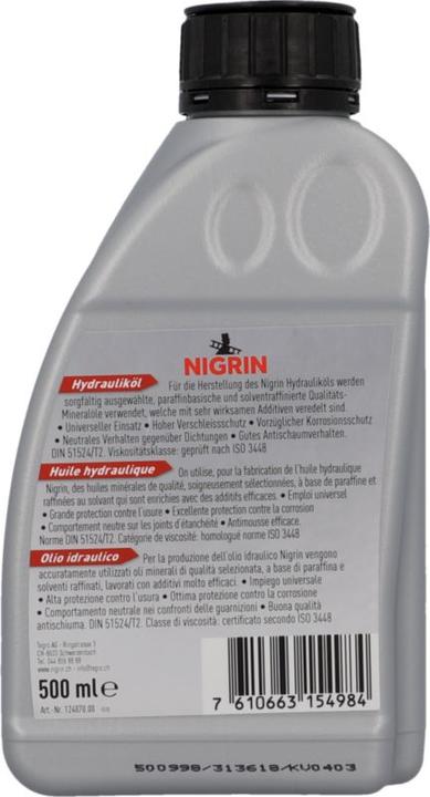 Produktbild Nigrin Hydrauliköl HLP ISO 32 (500 ml)