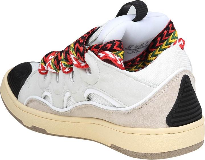 Image du produit Lanvin curb sneakers in leather and suede with multicolor laces (42)