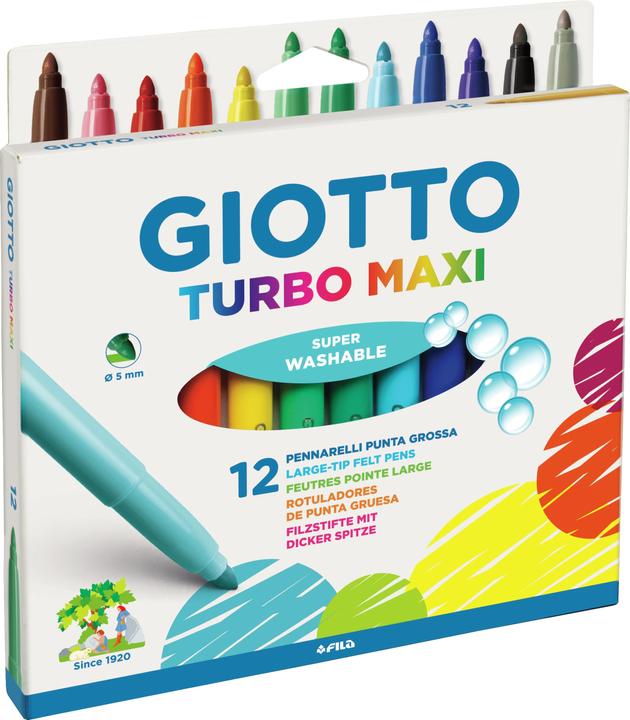 Produktbild Giotto Turbo Maxi (Assorted colours, Mixed Colour, 12 x)
