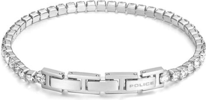 Police Flash Armband (21 cm, Edelstahl)