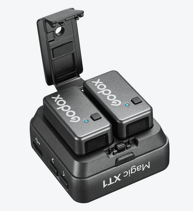 Produktbild Godox 2,4 GHz Zweikanal-Drahtlosmikrofonsystem mit Kugelcharakteristik