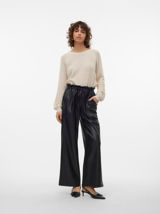 Actual product image Vero Moda VMPAULINA Hohe Taille Hose Hose in Lederoptik (XS)