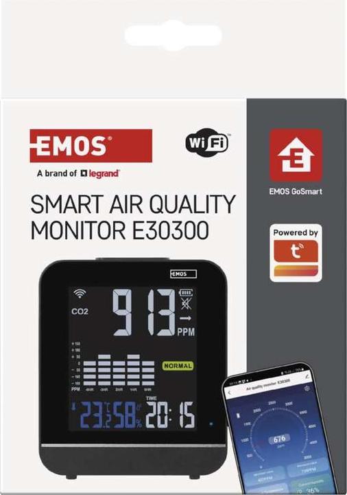 Produktbild Emos GoSmart Luftqualitätsanzeige E30300 mit WiFi