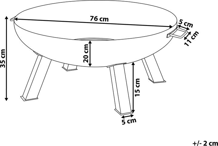 Produktbild Beliani Sempu (76 cm)