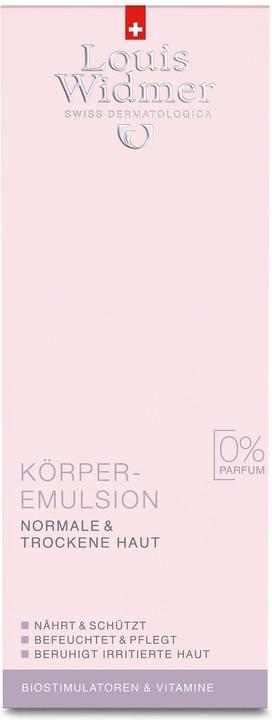 Produktbild Louis Widmer Körperemulsion unparfümiert (Körpercreme, 200 ml)