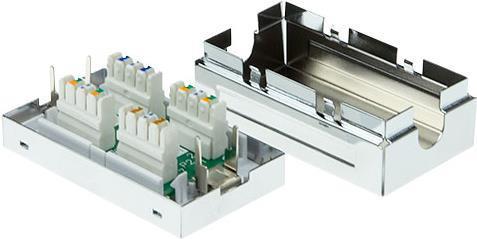 Actual product image Junction box shielded CAT6A