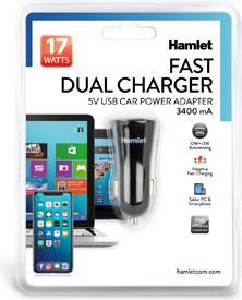 Image du produit Hamlet XPW12U234 Mobile Device Charger Car Noir