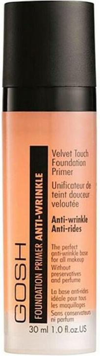 Actual product image Gosh VELVET TOUCH foundation primer anti-wrinkle 30 ml