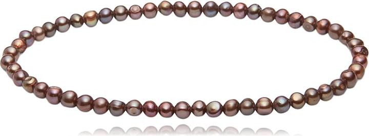 Leyda Armband Perle Braun (18 cm, Perle)