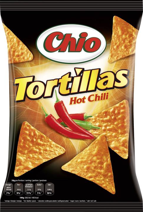 Produktbild Chio Tortillas Hot Chili 125g (110 g)