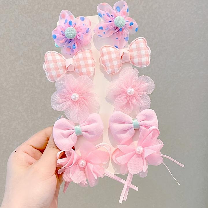 Image du produit Activity Board 10 pièces d'adorables barrettes à fleurs, accessoires de cheveux pour filles, 10 pièces