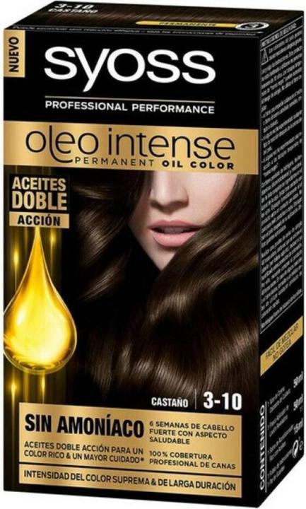 Immagine prodotto Syoss OLIO INTENSE ink sin amoniaco #3.10-castaño 5 pz (3-10)