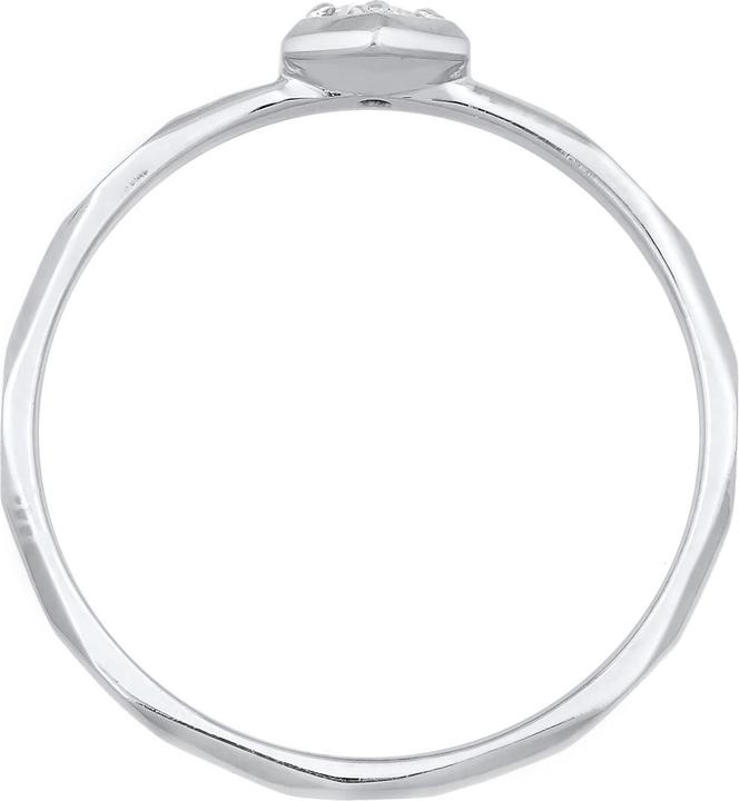 Image du produit Elli Bague en cristal, bague de fiançailles (58, Argent 925)