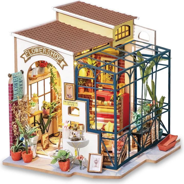 Actual product image Robotime Emily's Flower Shop