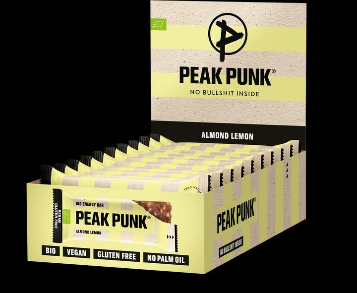 Actual product image Peak Punk Bar (Almond, Lemon, 15 pcs., 570 g)
