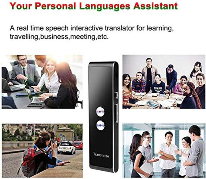 Image du produit Deltalabs Smart Translator, Bluetooth Sprachübersetzer, 41 Sprachen, iOS/Android
