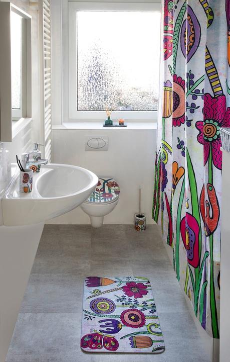 Image du produit Wenko Siège WC avec abaissement automatique Blossom Rollin "Art multicolore