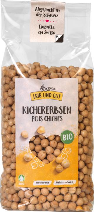 Produktbild Leib und Gut Bio Kichererbsen 500 g (500 g)