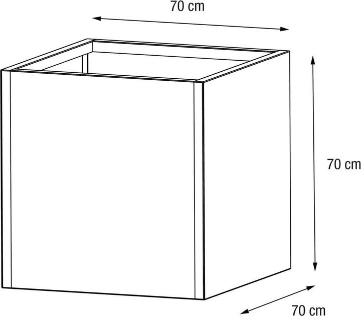 Image du produit Herstera Metal Planter Cube (70 cm)