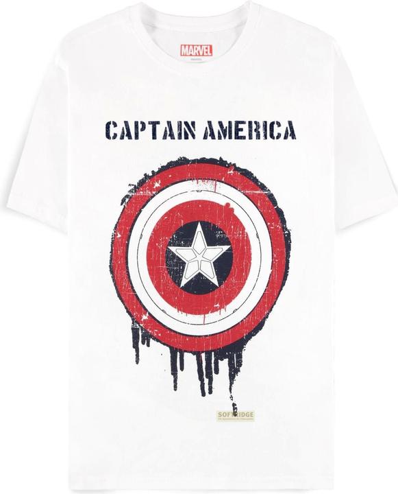 Difuzed Captain America - Shield Men's Short Sleeved T-shirt - XL (XL)