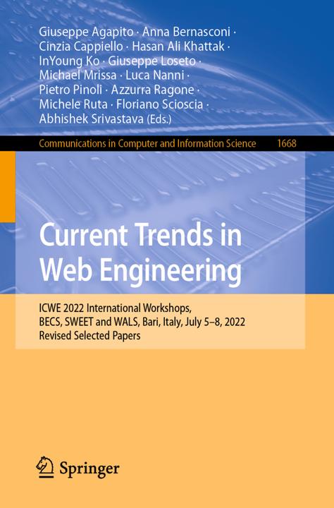 Produktbild Current Trends in Web Engineering (2023)