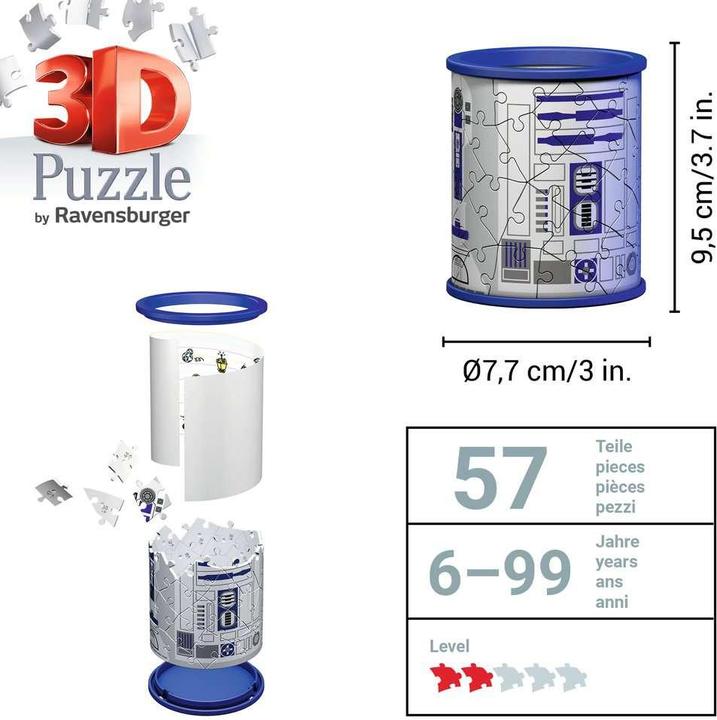 Produktbild Ravensburger Utensilo - Star Wars R2D2 (54 Teile)