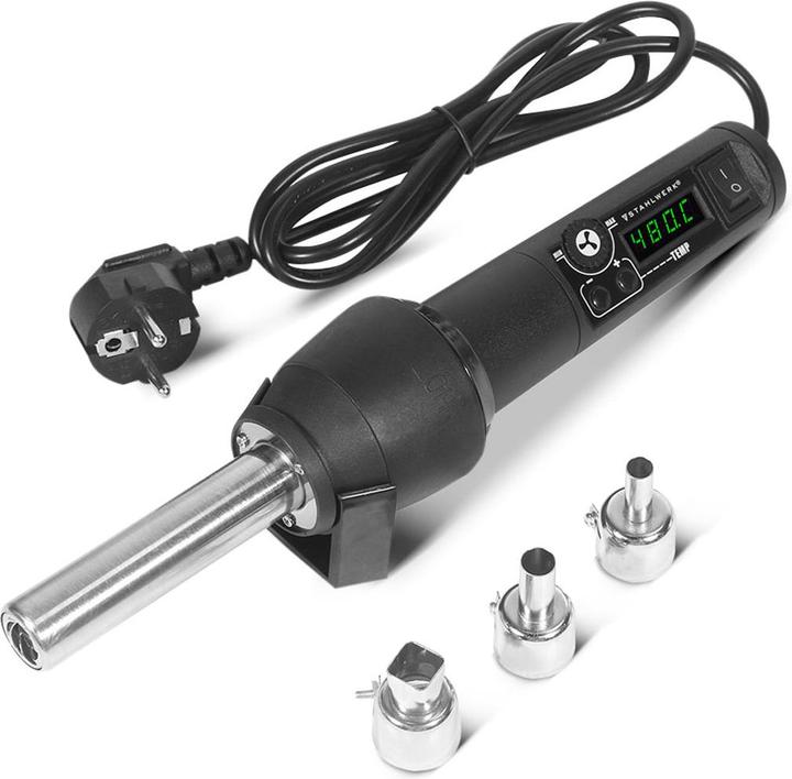 Produktbild Stahlwerk Lötstation Heissluftgebläse HLG-480 ST mit 700 W und 100-480°C Lötgerät