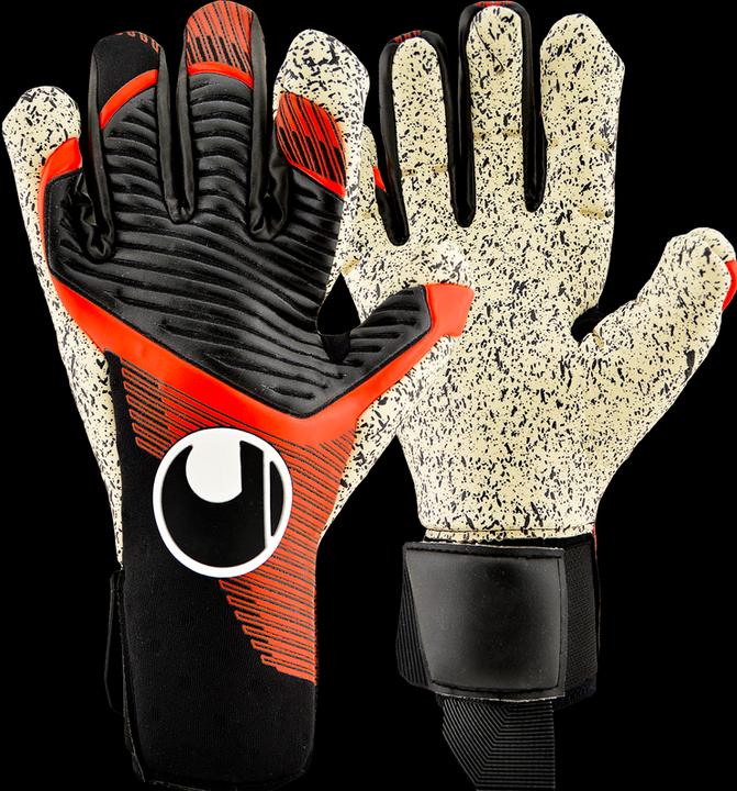 Produktbild Uhlsport Powerline Supergrip HN Torwarthandschuhe schwarz/rot/Weiss (7)