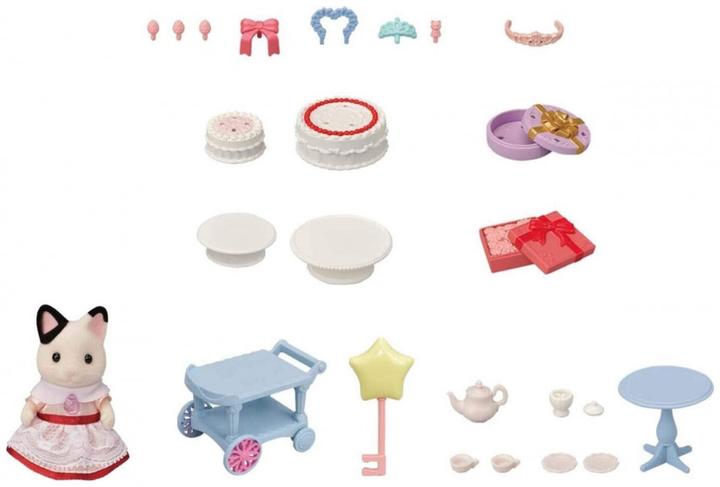 Produktbild Sylvanian Families Party Time Playset - Tuxedo Cat Girl