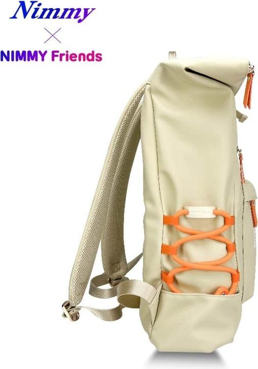 Actual product image Nimmy Cool&Cute 2.0 Cat laptop backpack khaki
