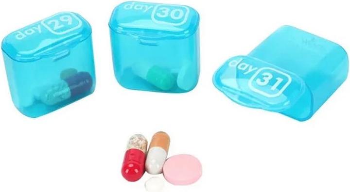 Actual product image Cbx Tablet Box Month - 31 Days Blue