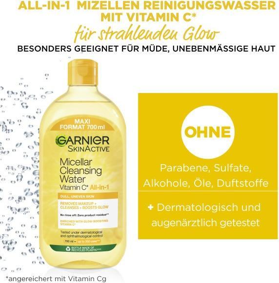 Valori nutrizionali e ingredienti Garnier WC Micellaire (Acqua micellare, 700 ml)
