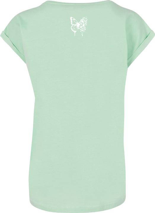 Produktbild Merchcode Ladies Flowers Bloom Extended Shoulder Tee - 113661 (M)